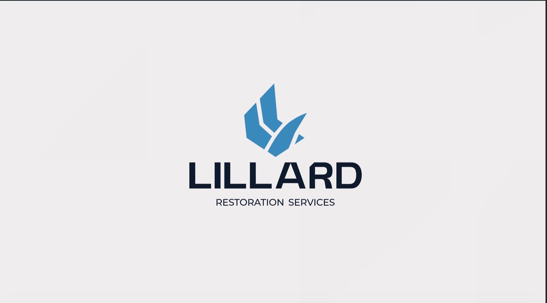 Lillard Restoration website and brand presentation